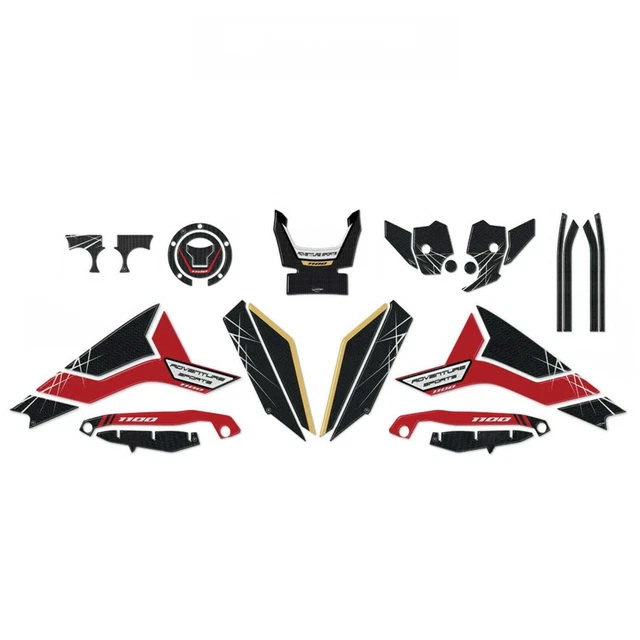 Labelbike - Stickers 3D Pour Protège-Mains Moto Honda Africa Twin 1100L - Déco Et Protection