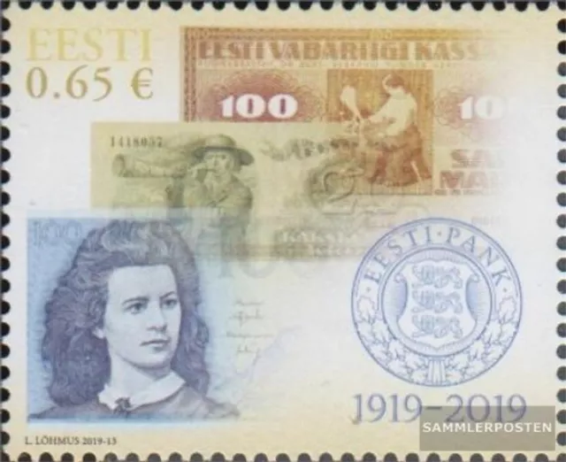 Estland 955 (kompl.Ausg.) postfrisch 2019 Estnische Zentralbank