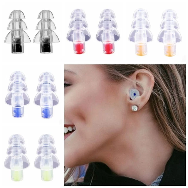 Filtro silicone orecchio tappi multicolore antirumore tappi unisex