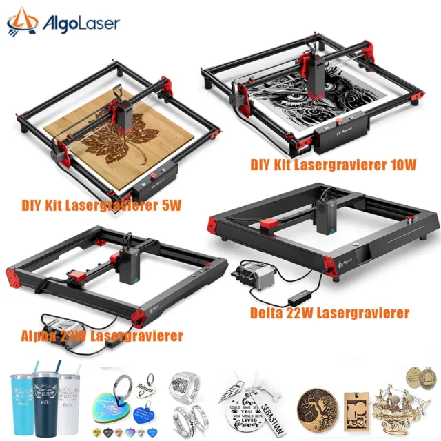 Algolaser Alpha/Delta 22W Lasergravierer Laser Graviermaschine Laser Cutter W5B0