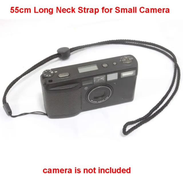 Long Neck Strap for Ricoh GR Contax T3 Olympus Mju Minolta TC1 Big Mini Camera