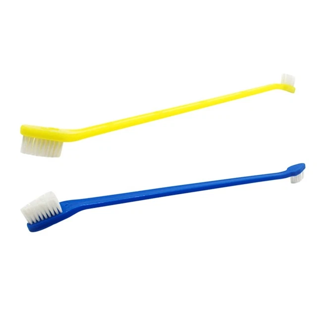 2 PCS DOG Toothbrush and Toothpaste Pet Grooming Golden Retriever £4.52