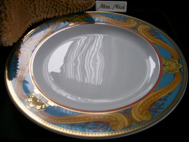 Rosenthal Versace Les Tresors de la Mer 2 x Speiseteller 27 cm *1 A Neuware*