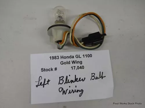 1983 83 Honda GL1100 Gold Wing Left Turn Signal Wiring