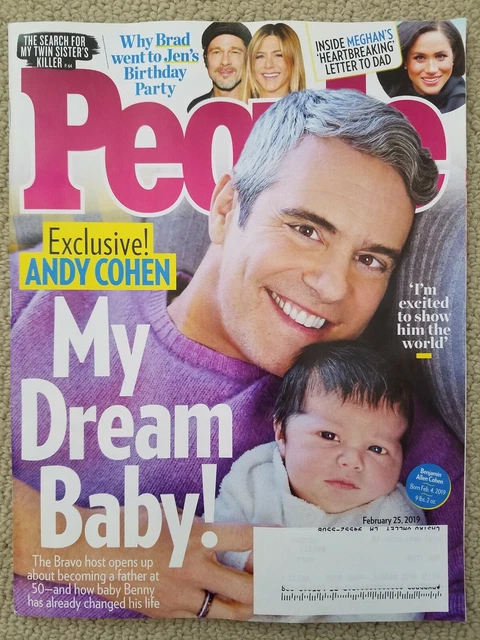 ANDY COHEN, AVRIL Lavigne, Rachel Weisz People Magazine February 2019