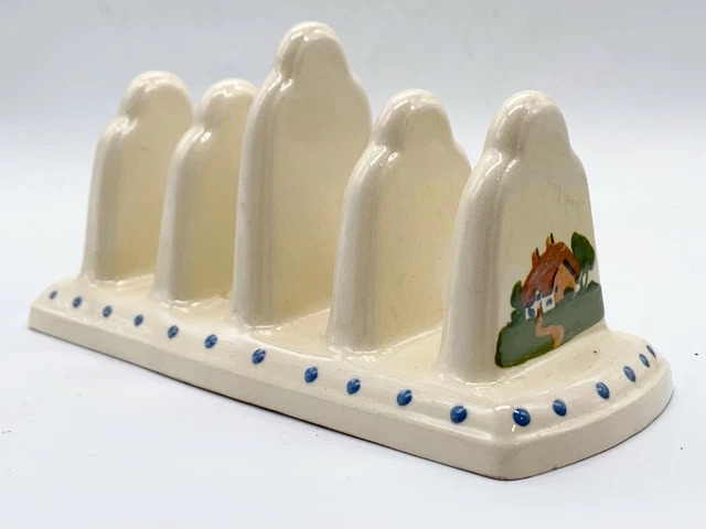 VINTAGE PORTMEIRION TOAST Rack Pottery Little Cottage House £19.99 ...