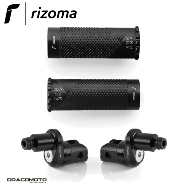 HONDA CB 650 R 2019-2020 Pedane Snake RIZOMA PE615B PE664B Nero Pilota