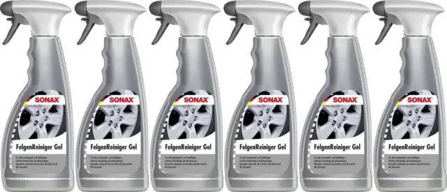 Gel detergente cerchioni Sonax 500 ml - set VPE - 6 pezzi - 04292000