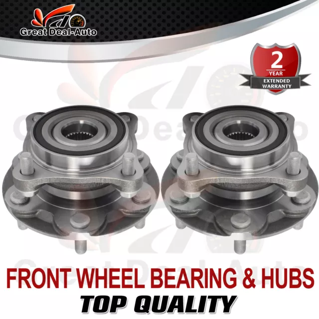 2PCS Front Wheel Bearing Hubs Hub for Toyota Landcruiser Prado 120 ABS 2003-2009