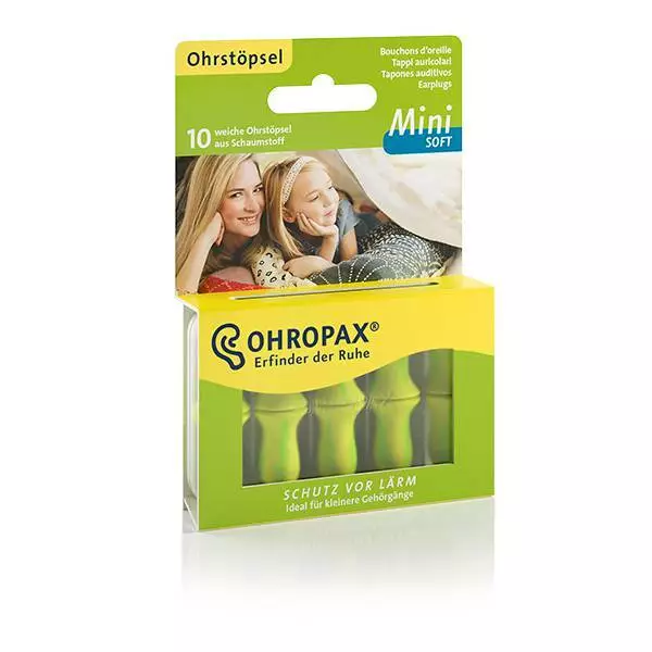 OHROPAX - Mini Souple Mousse Oreille Bouchons, Petit & Idéal pour Enfants, 35dB