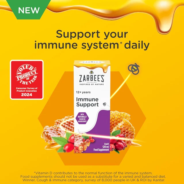 ZARBEE'S ADULT IMMUNE Support Liquid Multivitamin, 120ml £7.02