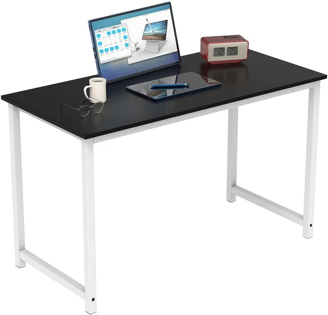 Extra Long Computer Desk for Home Office, 47" Modern, PC, Laptop Office Desk, fo