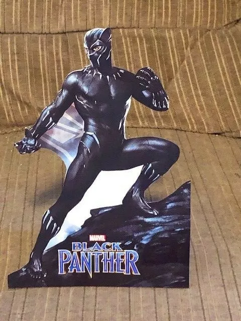 Black Panther Movie Color Figure Tabletop Display Standee 10" Tall