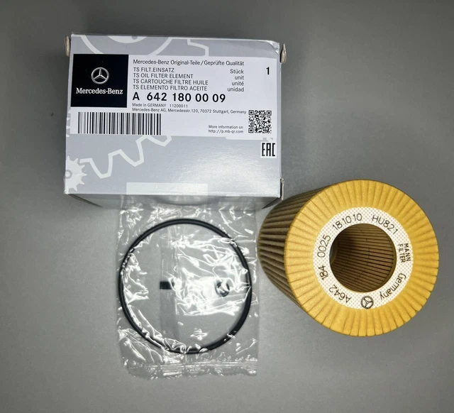 NEW GENUINE MERCEDESBENZ OM642 Oil Filter W221 SClass W212 EClass