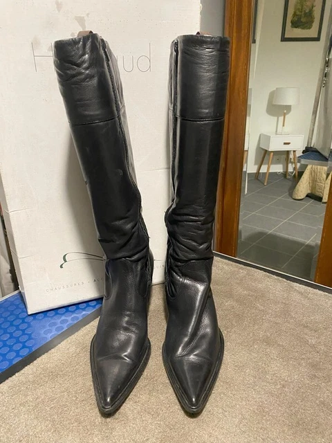 Bottes en cuir premium Heyraud - intérieur textile