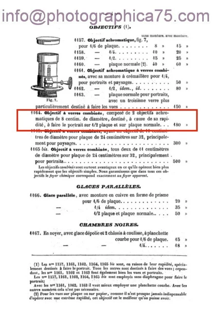 A Lerebours et Secretan Petzval Lens, (#0281) on Nov 17, 2022 | Flints