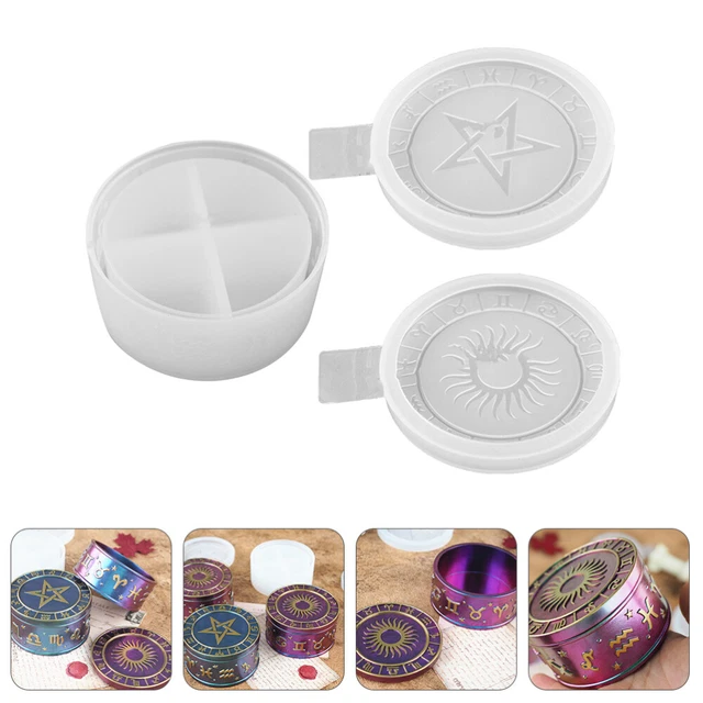 1 Set Epoxy Harz Handwerk Form Silikon Mond Sterne Tablett Ice Cube Mold 3