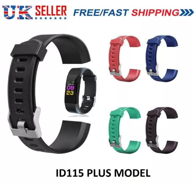 Replacement Strap Band For Id115Plus Fitness Tracker Smart watch Band UK Seller