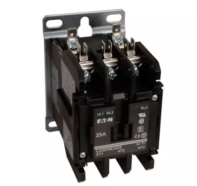 Eaton C25DNB330T Definite Purpose Contactor  3P 30A 24V AC New