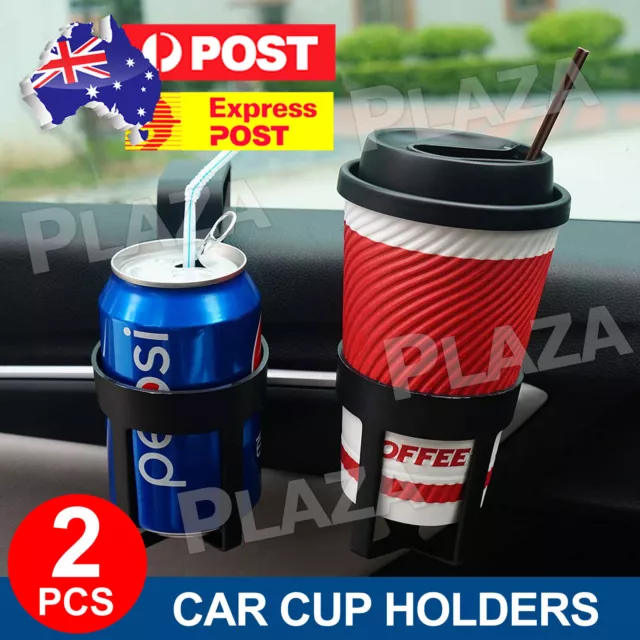 2PCS Universal Vehicle Car Truck Case Door Mount Drink Bottle Cup Holder Stand