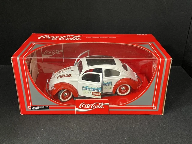 Coca-Cola  VW COCCINELLE SOLIDO社　ef.9511 SOLIDO 9511 COCA-COLA White/Red 1958 VW Coccinelle Beetle 1