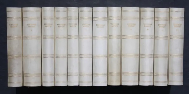 Thomas Mann Gesammelte Werke,12 Halbpergamenteinbände,1 Von 100 Exemplaren,1955