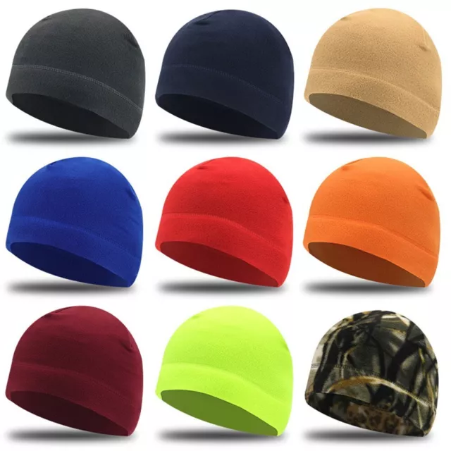 Keep Warm Outdoors with Fleece Cycling Cap Ideal for Fishing and Winter Sports