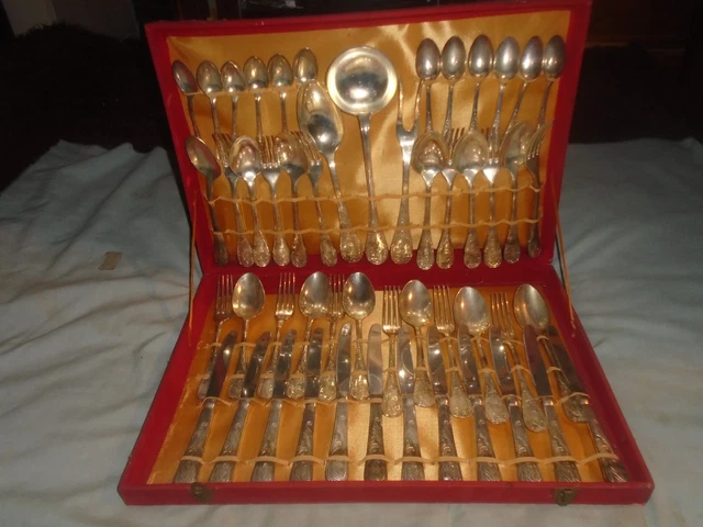 Ménagère en Métal Argenté - Argental - Couverts Service de Table