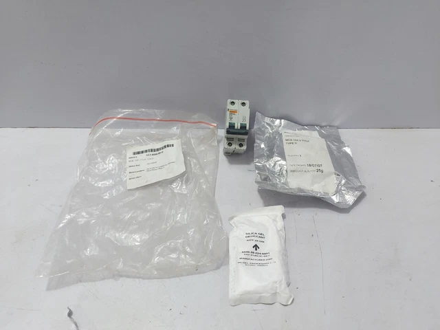 Disjoncteur Merlin Gerin 2P B63A NC100H + Arrêt D'urgence Neuf