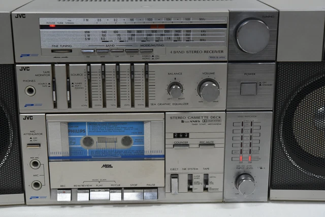 Jvc Pc R11 JVC PC-11 PORTABLE Stereo System Boombox Ghettoblaster 1980's Japan (PC ...