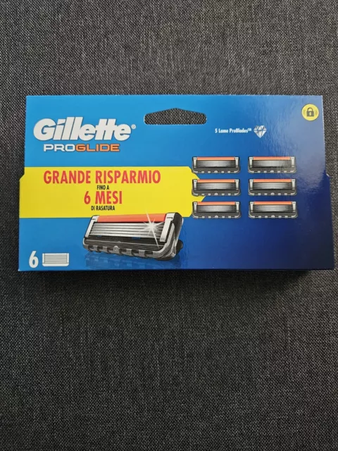 Gillette ProGlide Lame di Ricambio 6 Pezzi