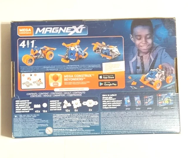 Mega Construx Magnext 4-in-1 Mag-Racer