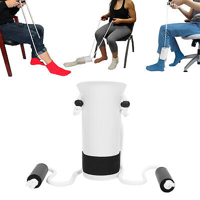 Dispositivo de ayuda de calcetín de compresión para personas mayores fácil de encender, tirar hacia arriba
