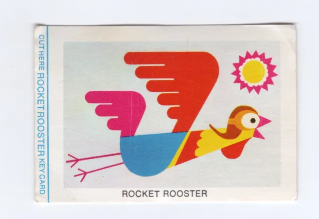 Bread Great Sunblest Air Race Cards #08 Rocket Rooster