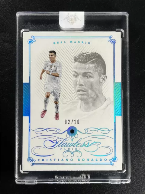 2015-16 Panini Flawless Cristiano Ronaldo Sapphire Diamond Madrid SSP /10