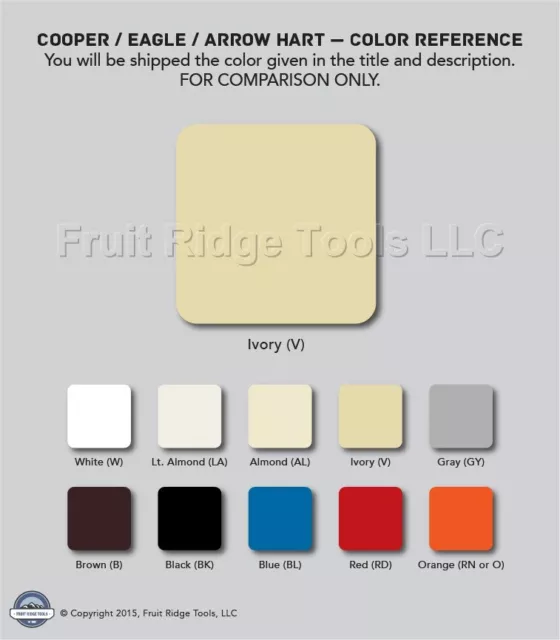 Cooper Accell Lt Ivory Color Change Kit For 1,5,10,15,30 Minute Timer PT4MK-V-P 2
