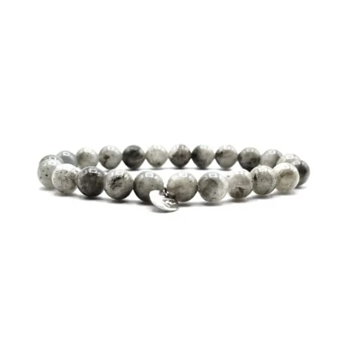 KARDINAL WEIST labradorite bracelet, semi-précieuse perles, pierre naturelle,...