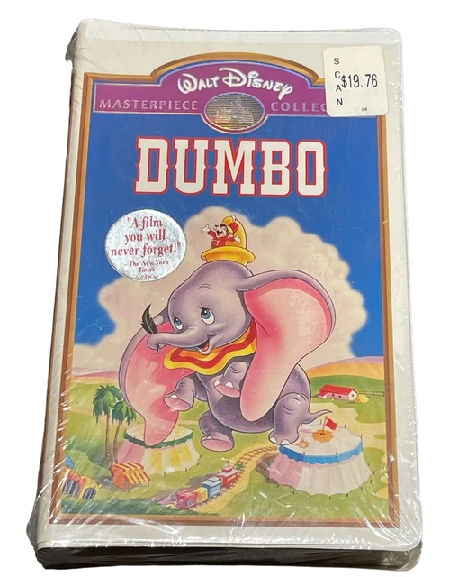 Dumbo Collection DISNEY’S DUMBO VHS Masterpiece Collection Clamshell Case Animated NEW ...