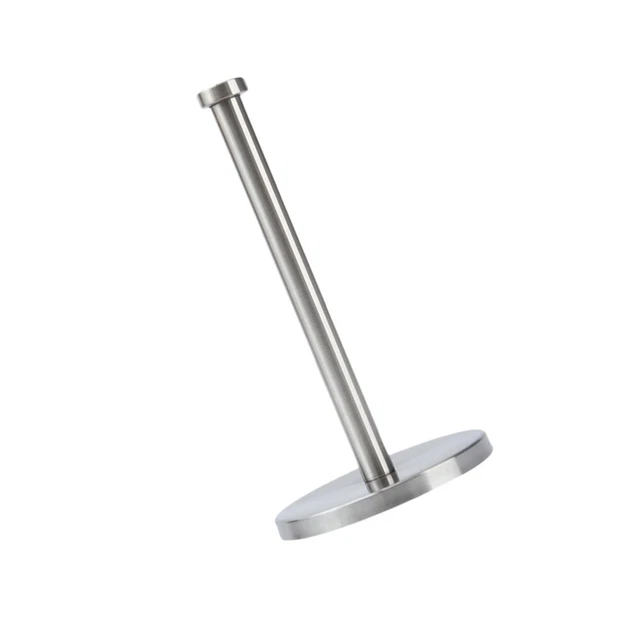 1 pieza toallero de papel vertical de acero inoxidable soporte para encimera de cocina doméstica