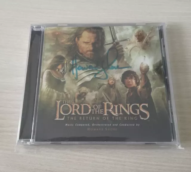 The Lord of the rings Howard Shore signed Score Soundtrack