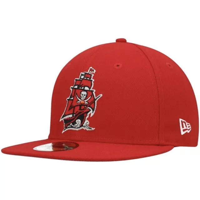 NEW ERA 59FIFTY NFL Tampa Bay Buccaneers Ship Mens Red Fitted Hat Cap ...