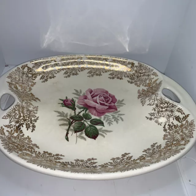 VINTAGE Lord Nelson Ware Elijah Cotton ROSE Staffordshire England plate
