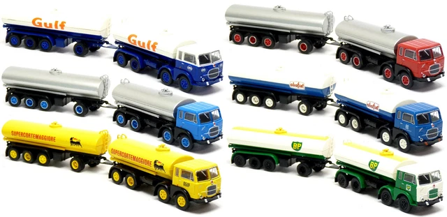 BREKINA 58423 FIAT 690 millepiedi Camion Et Remorque Huile Vinci 1:87