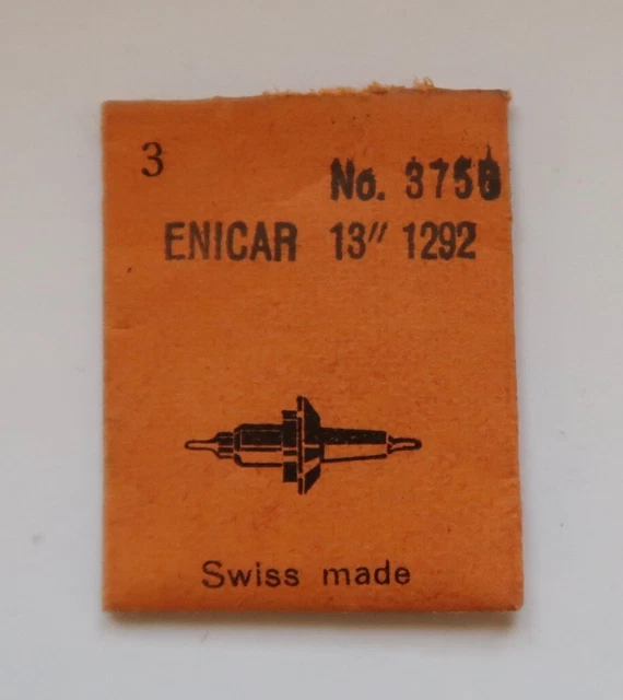 Axe De Balancier Pour Mouvement De Montre Ronda 3756 / Enicar 1292 1293 - Neuf