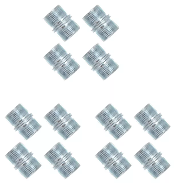 12 Pcs Écrou De Connecteur Pièces D'étagères Rangement Dents Doubles