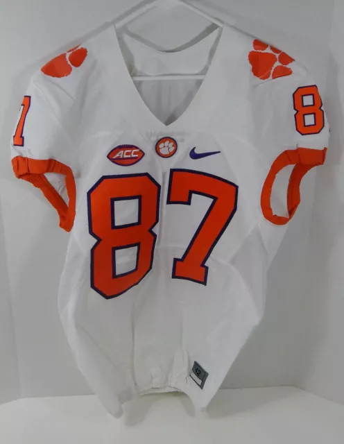 2016 Clemson Tigers #48 Game Issued Orange Football Jersey 42 DP23804