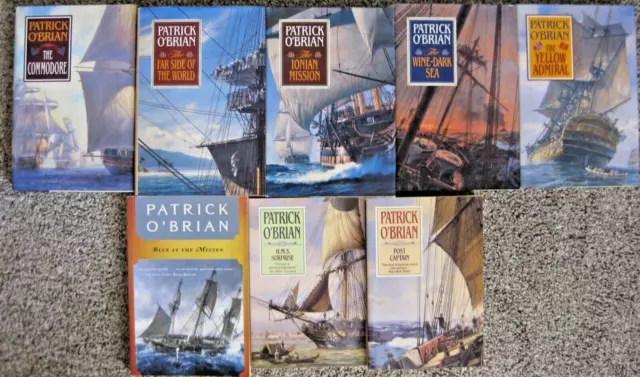 Lot 8 Patrick O'Brian Historical Novels Aubrey-Maturin Series 1st Edition HB/PB