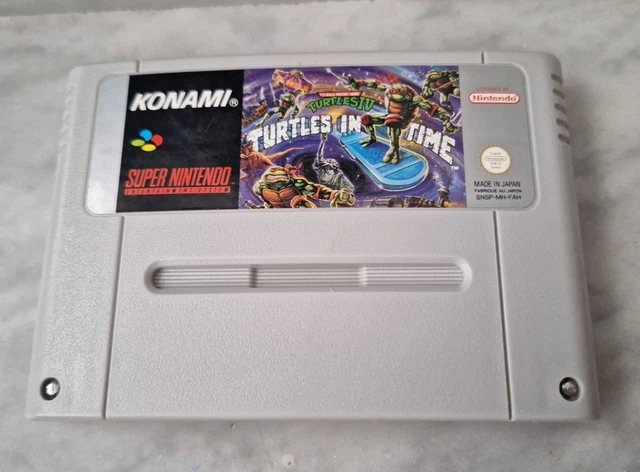 TEENAGE MUTANT HERO TURTLES IV : TURTLES IN TIME FAH Super Nintendo