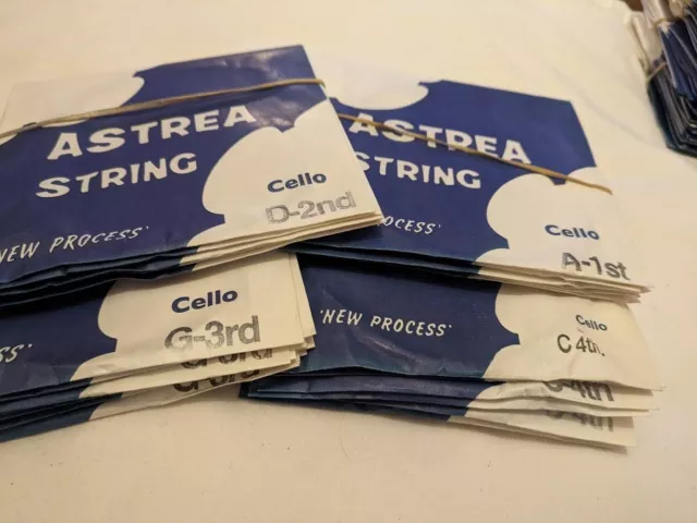 ASTREA Cello Strings Set, 3/4-4/4 Size, FREE DELIVERY!