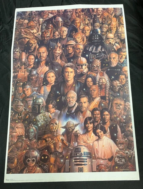 2008 Star Wars Saga Celebration Tsuneo Sanda 22x34 Poster #9405 AA 2008 Star Wars Saga Celebration Tsuneo Sanda 22x34 Poster #9405 AA
